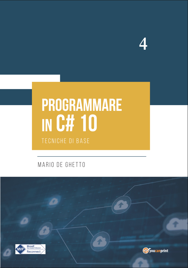 Copertina di Programmare in C# 10 di Mario De Ghetto